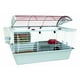 thumbnail image 1 of Jaula de Animales Deluxe Habitat para Conejos, Conejillos de Indias, Hurones y Chinchillas, Bien Ventilada y Segura, Blancos y Rojos, 30.7 x 18.9 x 19.7 Pulgadas, 1 of 2