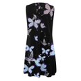 thumbnail image 4 of TJAZFJPA Robes Maxi Grande Taille pour Femmes Robe Élégante à Col Rond pour Femmes Robe Débardeur à Col Rond Robe Décontractée à Imprimé Floral Robes de Séance Photo de Maternité pour Femmes Robe d'Été de Maternité, 4 of 5