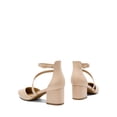 thumbnail image 4 of Zapatos de Tacón Grueso con Punta Fina para Mujer DREAM PAIRS en Color Nude, 4 of 8