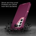 thumbnail image 4 of Petocase for Samsung Galaxy S24 Case,Shockproof Dust/Drop Proof 3-Layer Full Body Protection Rugged Heavy Duty Durable Cover Case,Purple/Pink, 4 of 7