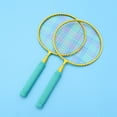 thumbnail image 3 of CRAFTHROU Kids Badminton Rackets 1 Set Nbr Blue Parent-Child Interactive Rackets for Family Activities 17.7*9.1in, 3 of 4