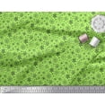 thumbnail image 2 of Soimoi Crepe Silk Fabric Snowflake Artistic Printed Fabric 1 Yard 42 Inch Wide, 2 of 3