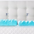 thumbnail image 4 of Linenspa - Colchoneta de Memory Foam con Gel en Remolino - Sobrecolchón de Ondas Refrescante de 5 cm - Topper para Colchón - King, 4 of 6