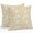 Tan, variant on Throw Pillow Covers 18x18 Inch Set of 2, Beige Spring Floral Waterproof Outdoor Pillow Covers, Farmhouse Flowers Elegant Pastoral Decorative Cushion Pillowcases for Couch, Sofa, Bed, Garden, Patio