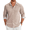 Khaki, variant on Mens Casual Shirts Long Sleeve Button Down Shirt Untucked Dress Shirts for Men