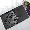 thumbnail image 1 of Felpudo Antideslizante ABPHQTO Creative Skull para Interior Exterior Baño 45x75 cm, 1 of 1