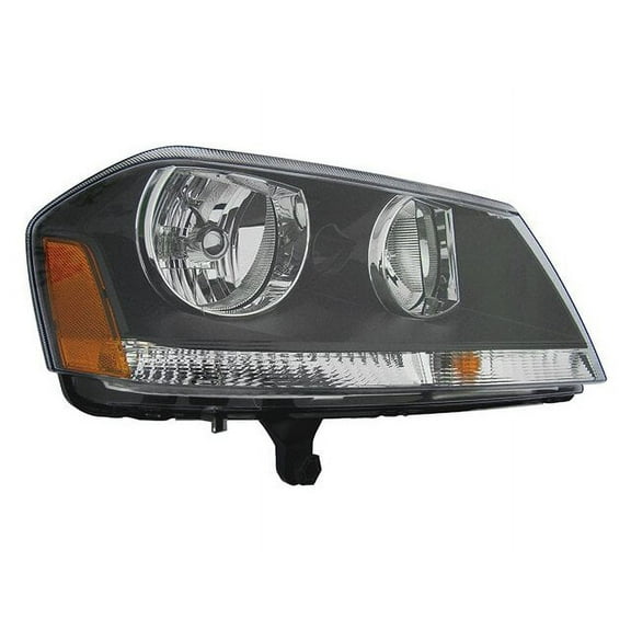 Right Headlight Assembly - Compatible with 2008 - 2014 Dodge Avenger 2009 2010 2011 2012 2013