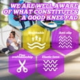 thumbnail image 5 of BESTSKY 2Pcs Knee Pads,Eva Material Knee Pads for Men Construction,Construction Knee Pads Knee Pads for Work,Brown, 5 of 7