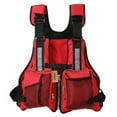 thumbnail image 4 of Adult Adjustable Life Jacket Vest Marine Reflective Sailing Kayak Fly Fishing Adjustable Adult Life Jacket Life Saver, 4 of 5