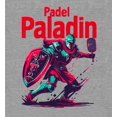 thumbnail image 5 of Padel Paladin Adult Heather Gray Long Sleeve Hoodie-Medium, 5 of 6
