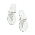 thumbnail image 4 of DREAM PAIRS Flip Flops for Women Dressy Rhinestone T-Strap Thong Sandals for Summers Dress Beach, 4 of 8
