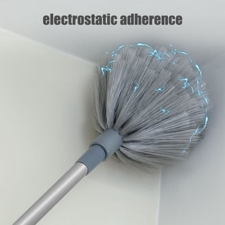 Extendable Cobweb Duster With Pole - 6 Or 8 Section Telescopic Cleaner For Ceilings, Fans & Hard To Reach Spots