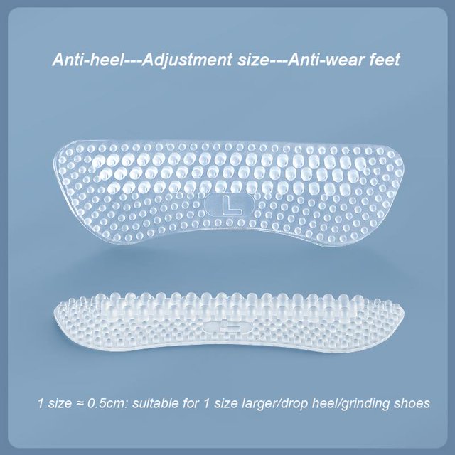 2022 protectores de talón de silicona para zapatos de mujer, protector de talón, almohadillas para zapatos de pies antidesgaste para tacones altos, plantillas de zapatos de tamaño ajustable, España Gao Jinjia LED