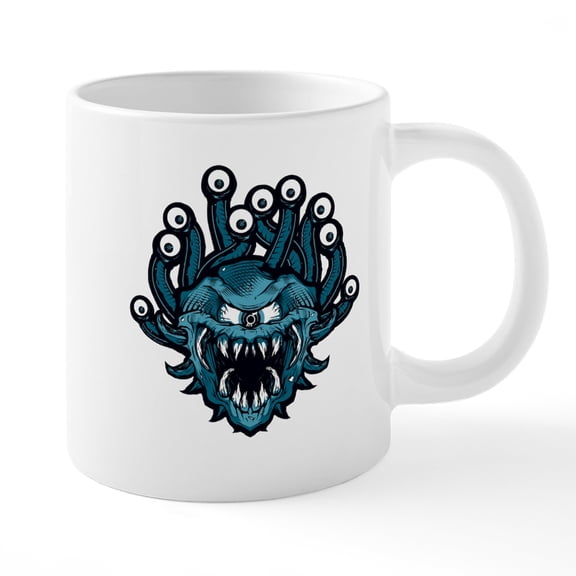 CafePress - Dungeons And Dragons Beholder - 20 Oz White Ceramic Mega Mug