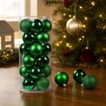 thumbnail image 6 of Ball Ornament Glossy Finish Decorative Sphere Multi‑Surface Style for Christmas Tree Holiday Decoration, 6 of 7