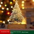 thumbnail image 6 of Elegant Acrylic Christmas Tree Stand with LED Lights Holiday Desktop Decor Durable Festive Ornament for Home Office Celebration and Wholesale, 6 of 9