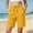 Yellow, variant on WPPGONE Womens Beach Shorts Elastic Waisted Drawstring Soft Wide Leg Straight Loose Fit Bottoms Summer Casual Fashion Vacation Shorts with Pockets