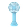 thumbnail image 1 of Ventilador de de mano, aire acondicionado, ventilador de bolsillo multifuncional, ventilador de refrigeración de aire, ventilador portátil Azul, 1 of 9
