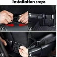 thumbnail image 6 of Car Backseat Organizer Kick Mats Waterproof Durable Multi-Pocket with Tablet Holder 2 Pack, 6 of 10