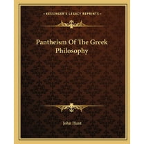 Pantheism Of The Greek Philosophy (Paperback)