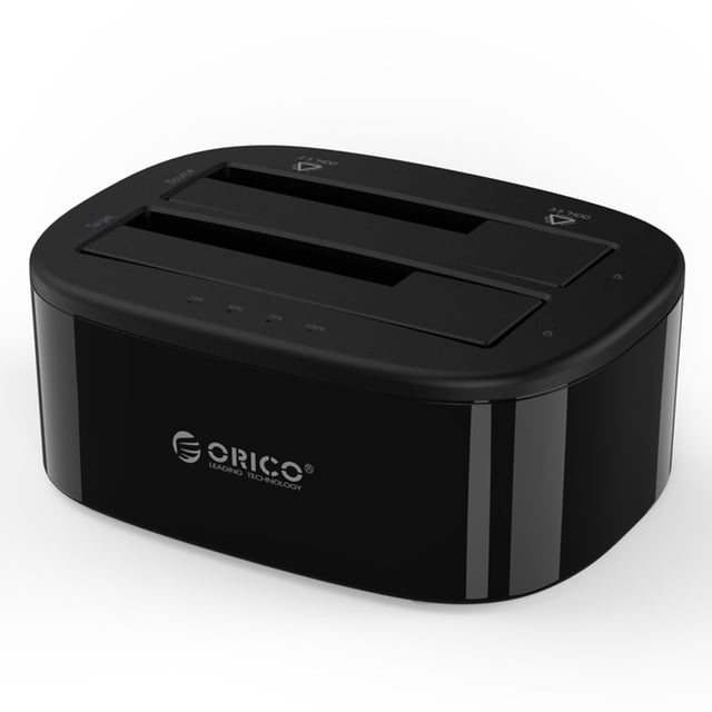 【6228US3-C US】ORICO Base disco duro doble bahía para HDD SSD SATA 2 5/3 5 pulgadas a USB 3.0 HDD Dock con 12V3A