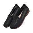 thumbnail image 3 of Willtoo Women Orthopedic Shoes Mesh Breathable Walking Shoes Knitting Non Slip Flat Loafers Sneakers Lightweight Slip On Flats, 3 of 5