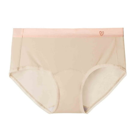 TMOYZQ Women s High Waisted Underwear Traceless Tummy Control Stretch Soft Comfy Breathable Full Coverage Panties Briefs Solid Color Underwear