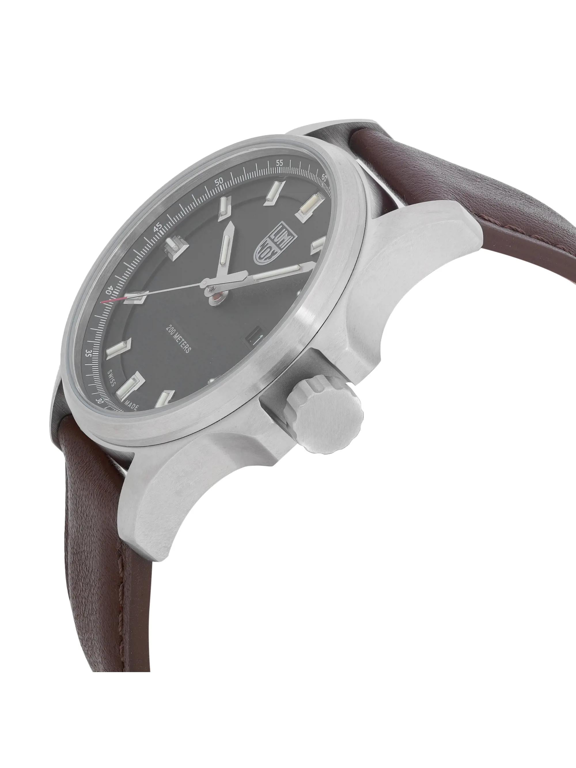 Luminox Dress Field 42mm Stainless Steel Black Dial Quartz Mens Watch XL. 1831 Walmart