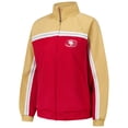 thumbnail image 2 of Women's G-III 4Her by Carl Banks Scarlet San Francisco 49ers Post Game Full-Zip Track Jacket, 2 of 3