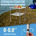 thumbnail image 5 of BENTISM Stainless Steel Work Prep Table Commercial Food Prep Table 30x30x36in, 5 of 8