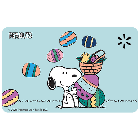 Peanuts Egg Hunt Walmart eGift Card