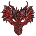 thumbnail image 1 of Máscara de dragón para Halloween, máscara de cosplay, máscara divertida para disfraces, accesorios para fiestas de disfraces, carnaval, fiesta de máscaras, 1 of 7