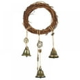 thumbnail image 1 of 2 Pieces Wiccan Bell Wind Chimes Witch Wind Chimes Door Hanger Hanging Witch Bells Protection Witchcraft Home Decor for Patio Garden Boho Home Decor, 1 of 8