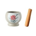 thumbnail image 1 of Multifunctional Seasoning Pounder Ceramic Manual Spice Bowl Mortar and Pestle Set Herb Grinder, 1 of 3