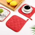 thumbnail image 3 of 3Pcs Cotton Kitchen Pot Holders Hot Pot Holder Set Cloth Padded Potholders For Kitchens Washable Potholders For Cooking And Baking Placemat Home Decor, 3 of 3