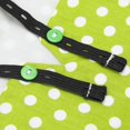 thumbnail image 4 of Adjustable, Waterproof, Washable and Reusable Chicken and Duck Diapers, Green and White Polka Dots, Size L, 4 of 4