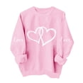 thumbnail image 4 of TaTaai Women's Valentine's Day Printed Sweatshirt, Long Sleeve Pullover Top, Round Neck Romantic Blouse, Cute Casual Wear Gift, 4 of 5