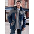 thumbnail image 2 of KingSize Men's Big & Tall Colorblock Tech Parka, 2 of 2