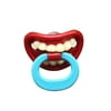 Mortilo Baby Funny Pacifier Soft Silicone Funny Fake Nipple Teeth Gum Teeth Pacifier Children Pacifier Suitable For Babies Over 3 Months