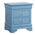 thumbnail image 2 of Teal - colored Compact Nightstand - No Setup Needed - Bedroom Decorative Use - Long - lasting Storage, 2 of 3