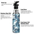 thumbnail image 3 of ALAZA Many Sharks Water Bottle Insulated Flask Stainless Steel Straw Lid 20 oz, 3 of 6
