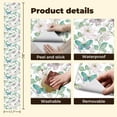 thumbnail image 5 of Retro Peel and Stick Wallpaper Pastel Butterflies Flowers Botanical Wall Mural 17.7in x 9.8ft Self Adhesive Removable Wall Paper Renter Friendly Wallpaper for Nursery Bedroom Cabinets, 5 of 8