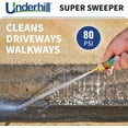 PowerBlast Super Sweeper 2-Inch Garden Water Hose Nozzle, Sprayer, Jet ...