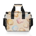 thumbnail image 7 of FORMRS Insulated Cooler Bag 24 Cans Capacity Soft Leakproof Lunch Box with Side Pockets, Watercolor Seashell, 7 of 7