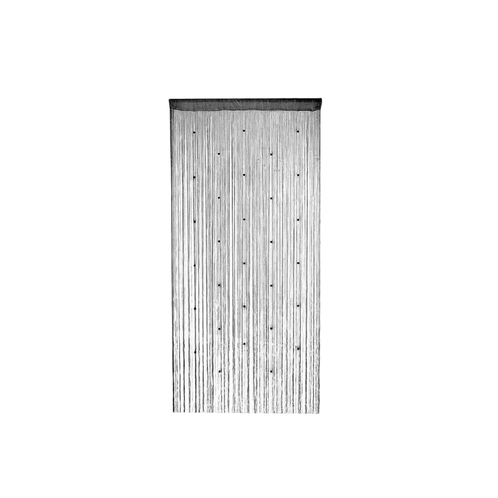 39.37x78.74 Inch String Curtain, Polyester Beaded Doorway Divider, Tassel Decorative Screen, Lightweight Partition for Home Living Room Entryway Layout