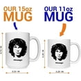 thumbnail image 4 of Jim Morrison Mug. Gift Mug For Doors Music Lover, For Father's Day, Mother's Day For Mom, Dad, Best Friend, Brother, Sister, Teacher., Ceramic Novelty Coffee Mugs 11oz, 15oz Mug, Tea Cup, 4 of 4