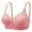 Hot Pink, variant on IROINNID Women's Bras Push-Up Solid Lace Full Coverage Comfortable Embroidered Underwear No Rims Underwear