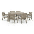thumbnail image 1 of Homestyles Sustain Wood Outdoor Dining Table and Six Armchairs in Gray, 1 of 15