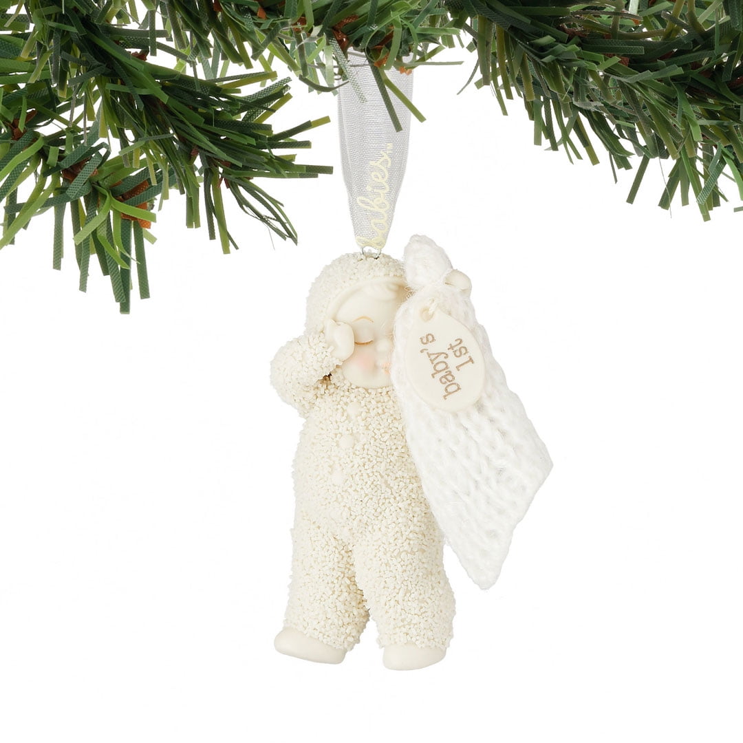 snowbabies baby's first christmas