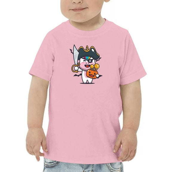 Pirate Unicorn T-Shirt Toddler -Image by Shutterstock,  4 Toddler